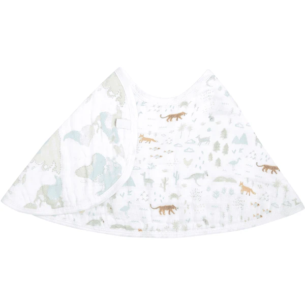 Aden + Anais™ Essentials Baumwoll-Musselin-Baby-Lätzchen Voyager