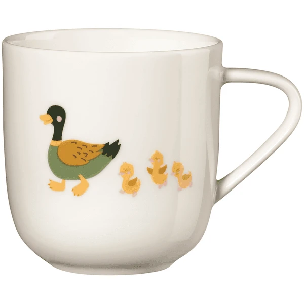 ASA Selection Henkelbecher Ente Emil Weiß Glänzend
