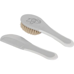 Bébé-jou® Kamm Und Bürste Ollie Grau
