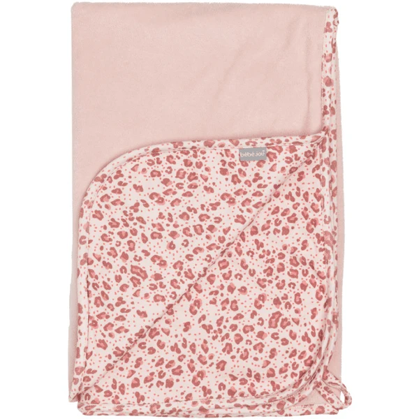 Bébé-jou Bébé Jou® Multi-Tuch Leopard Pink 100 X 75 Cm