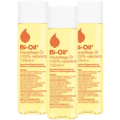 Bi-Oil Hautpflege-Öl Natural, 3x 125 Ml