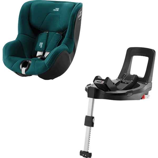 Britax Römer Kindersitz Dualfix 3 I-Size Atlantic Green Green Sense Inklusive Flex Base 5Z