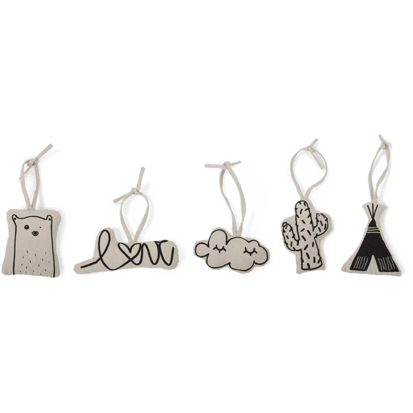 CHILDHOME Gym Spielzeug Canvas 5er Set