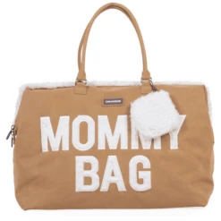 CHILDHOME Mommy Bag Velours Braun