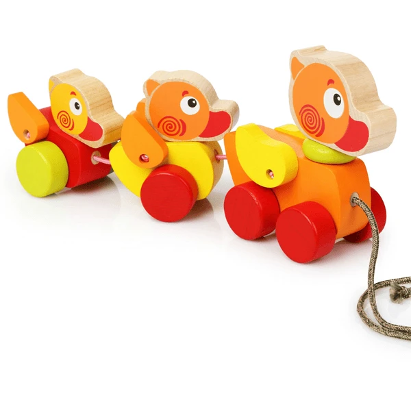 Cubika Nachziehspielzeug Ente