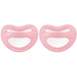 CURAPROX Baby Schnuller Gr. 1 Ab Dem 7. Monat In Pastell Rosa, Duo