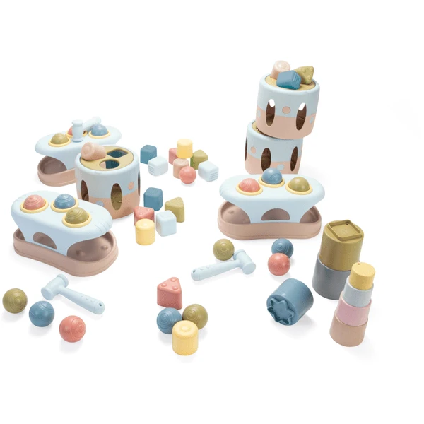 Dantoy Tiny Set Aus Steckspiel Und Hammerbank