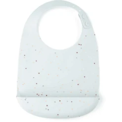 Done By Deer™ Silikon Lätzchen Confetti Blau