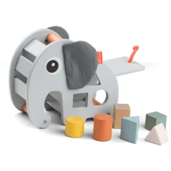 Done By Deer™ Steckspiel Elphee Grau