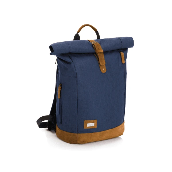 Fillikid Wickelrucksack Rolltop Berlin Navy Melange