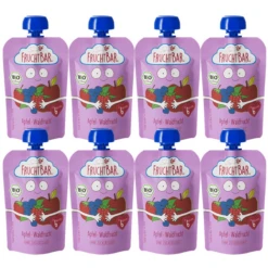 FRUCHTBAR® Bio-Püree Apfel-Waldfrucht Ab Dem 6.Monat 8 X 100g