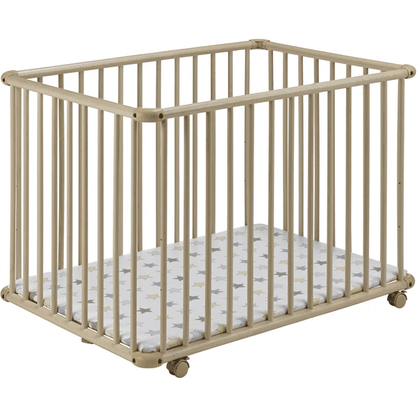 Geuther Laufgitter Belami Plus 76 X 97 Cm Natur Sterne