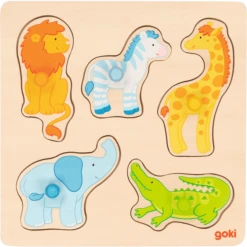 Goki Steckpuzzle Auf Safari