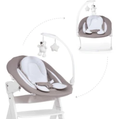 Hauck Babyaufsatz Alpha Bouncer 2in1 Deluxe Sand