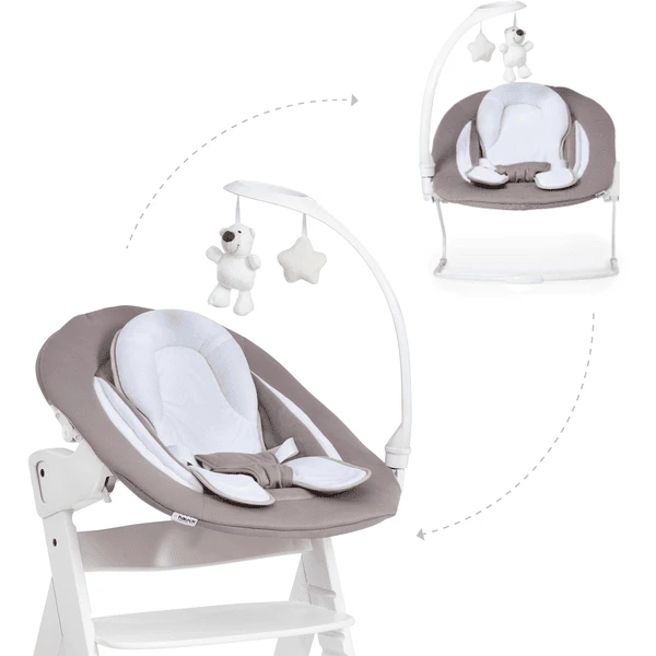 Hauck Babyaufsatz Alpha Bouncer 2in1 Deluxe Sand