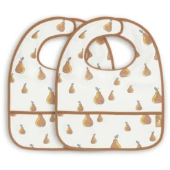 Jollein Lätzchen Wasserdicht Pear 2er Pack