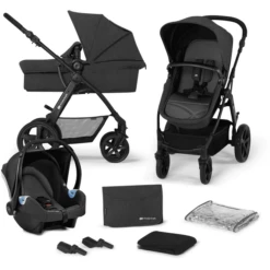 Kinderkraft Kombikinderwagen 3 In 1 MOOV CT Black