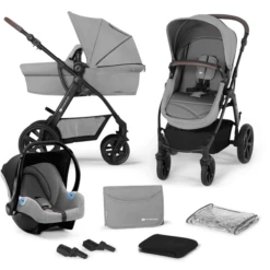 Kinderkraft Kombikinderwagen 3 In 1 MOOV CT Gray Melange