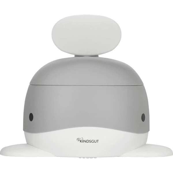 KINDSGUT Kindertöpfchen Wal, Dunkelgrau