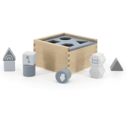 Label-Label - Form-Sortierbox - Blau