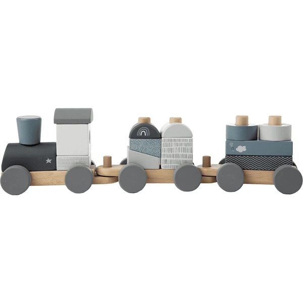 Label-Label - Stapelzug - Blau