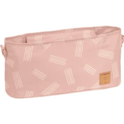 LÄSSIG Kinderwagen Organizer Soft Stripes Rose