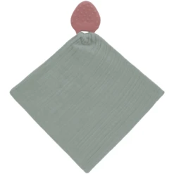 LÄSSIG Schmusetuch Mit Beißring Aus Naturkautschuk, Strawberry