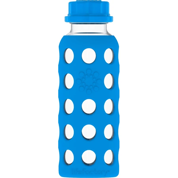Lifefactory Trinkflasche Aus Glas In Ocean, 250 Ml