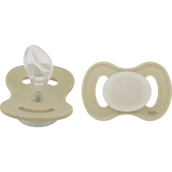 Lullaby Planet Nachtschnuller Dental Aus Silikon Gr. 2 Lake Green, 2er Pack