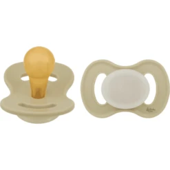 Lullaby Planet Nachtschnuller Rund Aus Latex Gr. 1 In Lake Green, 2er Pack