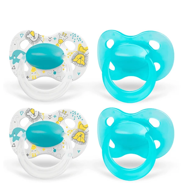 Medela Baby Schnuller Original Ab Dem 18. Monat DUO Signature 4 Stück In Türkis
