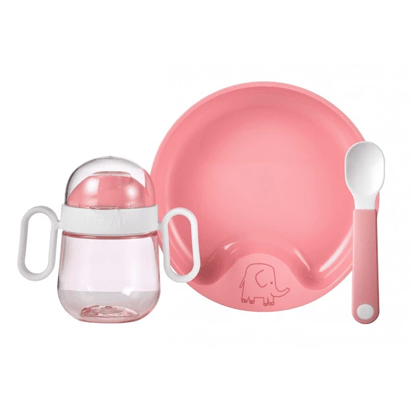 MEPAL Babygeschirrset Mio 3-teilig - Deep Pink