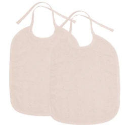 MEYCO Lätzchen 2er Pack Basic Frottee Soft Pink