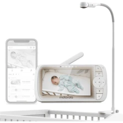 Motorola Video-Babyphone VM65X Connect Mit Kinderbetthalterung