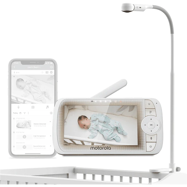 Motorola Video-Babyphone VM65X Connect Mit Kinderbetthalterung