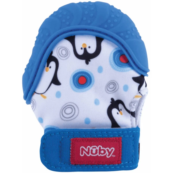 Nuby Nûby Beißhandschuh Happy Hands In Blau