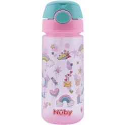 Nuby Nûby Trinkhalmbecher "Active" 540ml, Pink