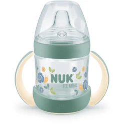 NUK Trinklernflasche NUK For Nature, 150ml, Grün