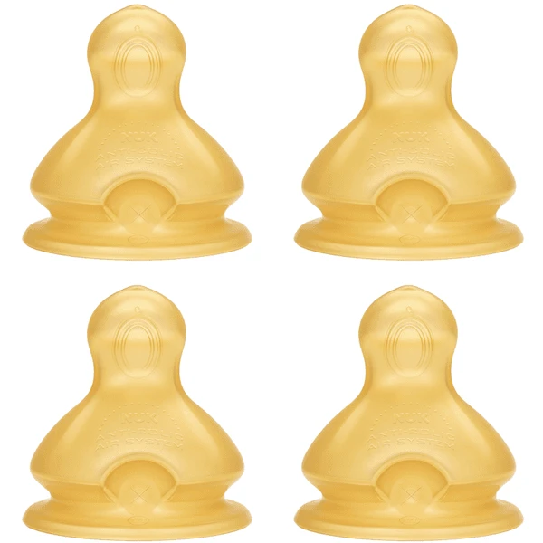 NUK Trinksauger First Choice Latex Gr. 1 M 0 - 6 Monate Viererpack