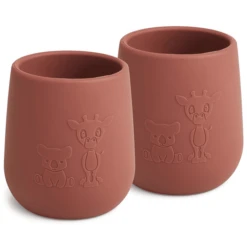 Nuuroo Trinkbecher Abel 145ml 2 Stück, Mahogany