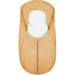 Odenwälder Fußsack Coolmax White Leaves Mustard