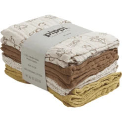 Pippi Muslin Tücher 8er-Pack Lion