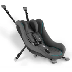 Qeridoo® Babyschale Dunkelgrau Für Kinderfahrradanhänger