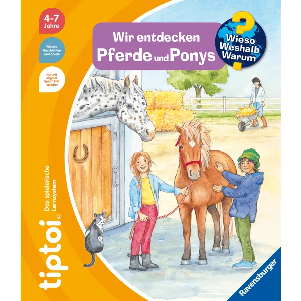 Ravensburger Tiptoi® Wieso? Weshalb? Warum? Wir Entdecken Pferde Und Ponys