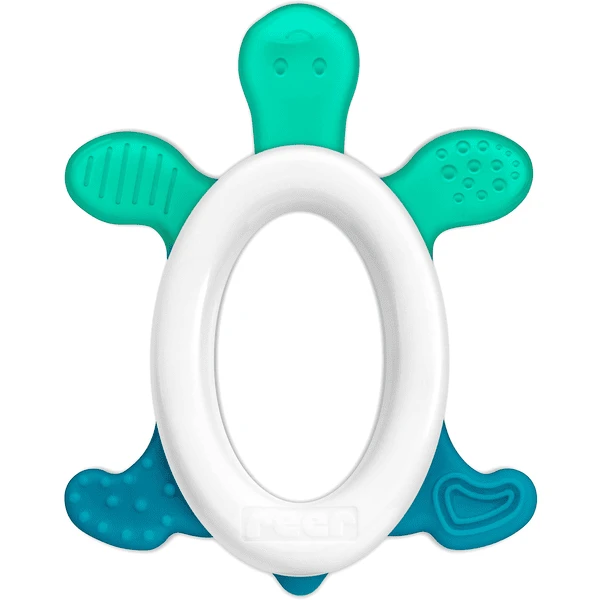 Reer Kühlbeißring Cool & Play Mit Rassel Weiß
