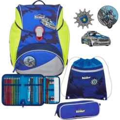 Scout Alpha DIN - Blue Police, 4-tlg.