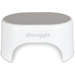 Shnuggle® Tritthocker Weiß / Hellgrau