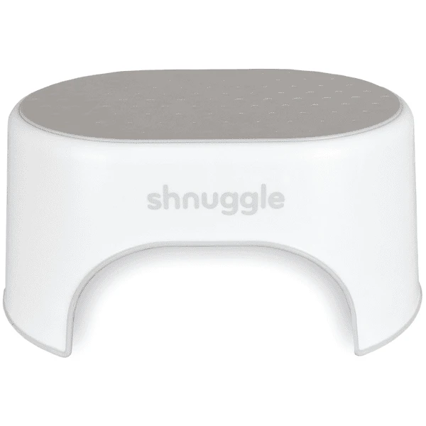 Shnuggle® Tritthocker Weiß / Hellgrau