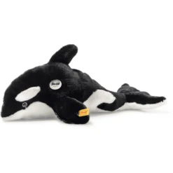 Steiff Orca Ozzie Schwarz/weiss, 37 Cm