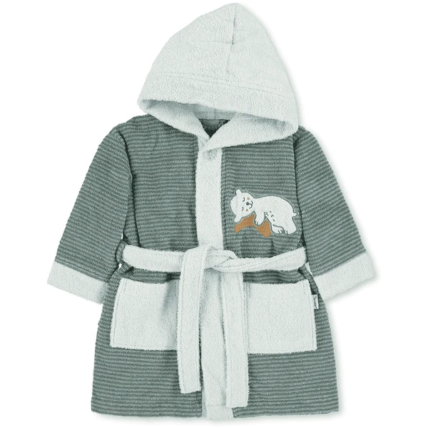 Sterntaler Bademantel Ben Mittelgrün